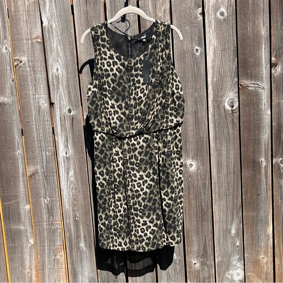 Apt. 9 leopard print sleeveless dress size 14 - Picture 1 of 17